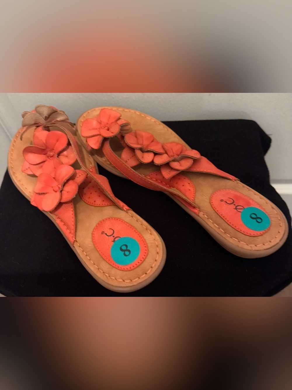 boc Coral Floral Toe-Post Sandals